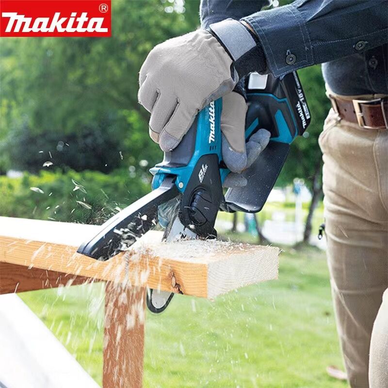 「牧田官方旗艦店」 DUC101小型鋰電手持電鋸 園林修剪 木材切割 21v大容量鋰電池 馬力強勁切割不卡殼 「牧田官方旗艦店」 DUC101小型鋰電手持電鋸 園林修剪 木材切割 21v大容量鋰電池 馬力強勁切割不卡殼